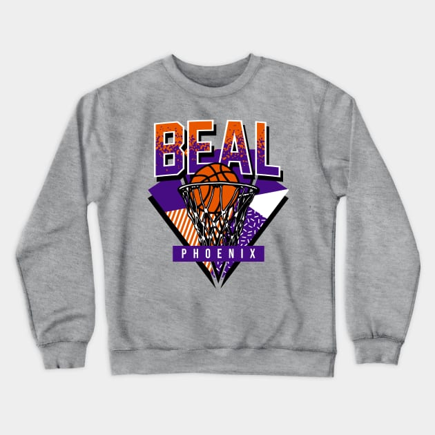 Phoenix Retro Throwback Basketball Beal Crewneck Sweatshirt by funandgames